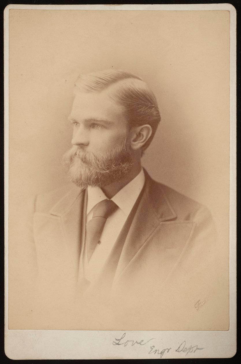 Porträtt av oidentifierad man, mellan 1876 och 1880. av Samuel Montague Fassett