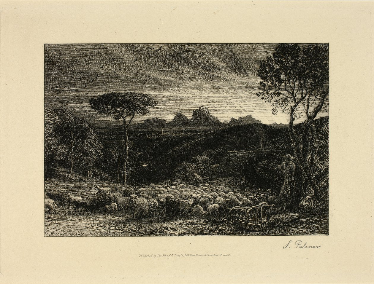 Tidig morgon av Samuel Palmer
