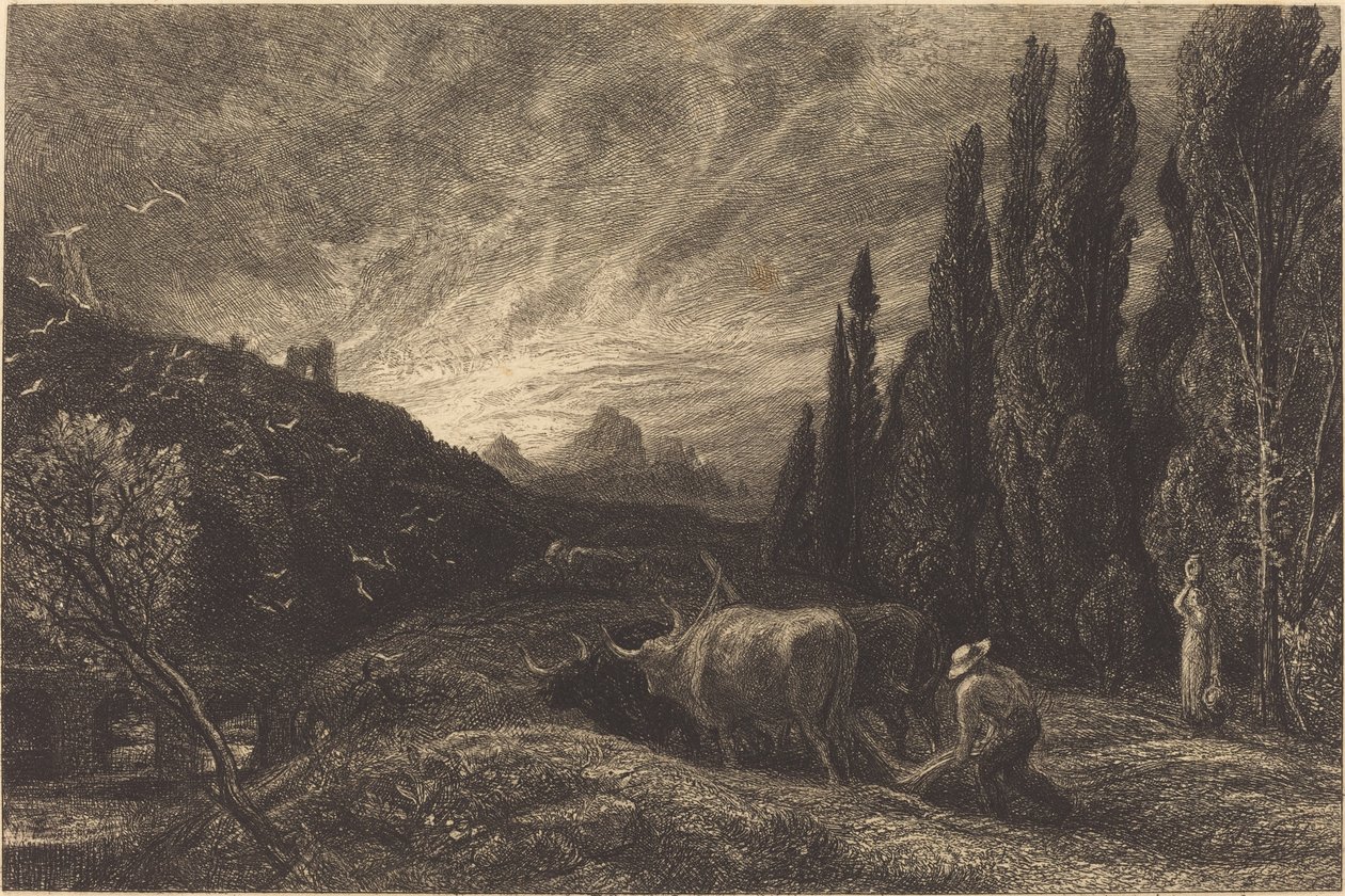 Den tidiga plogmannen av Samuel Palmer