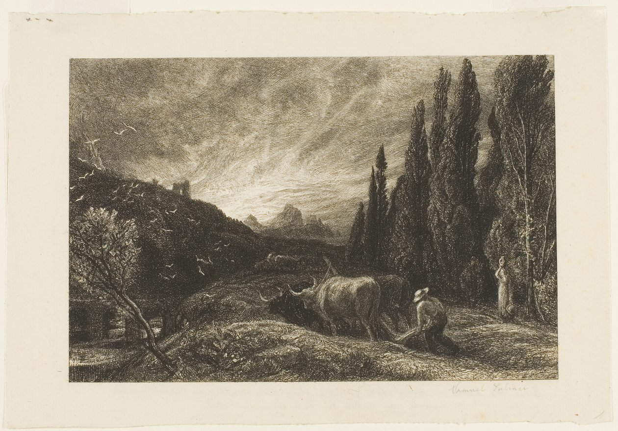 Den tidiga plogmannen av Samuel Palmer