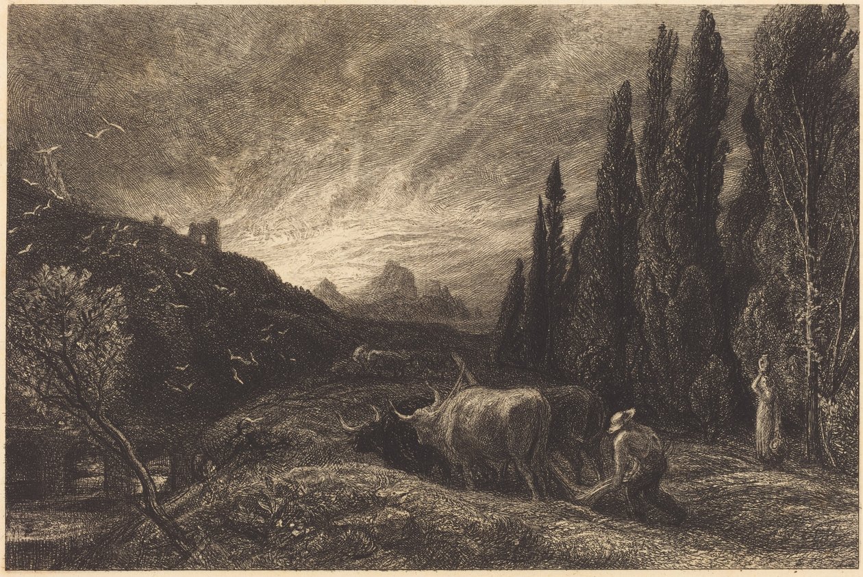 Den tidige plöjaren av Samuel Palmer