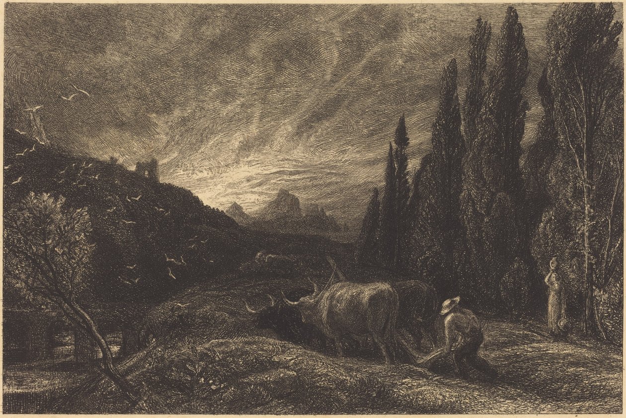 Den tidige plöjaren av Samuel Palmer