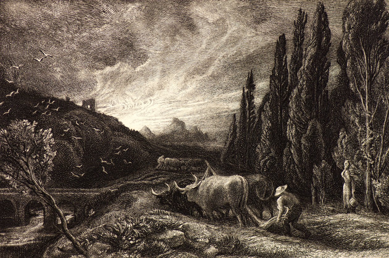 Den tidiga plogmannen av Samuel Palmer