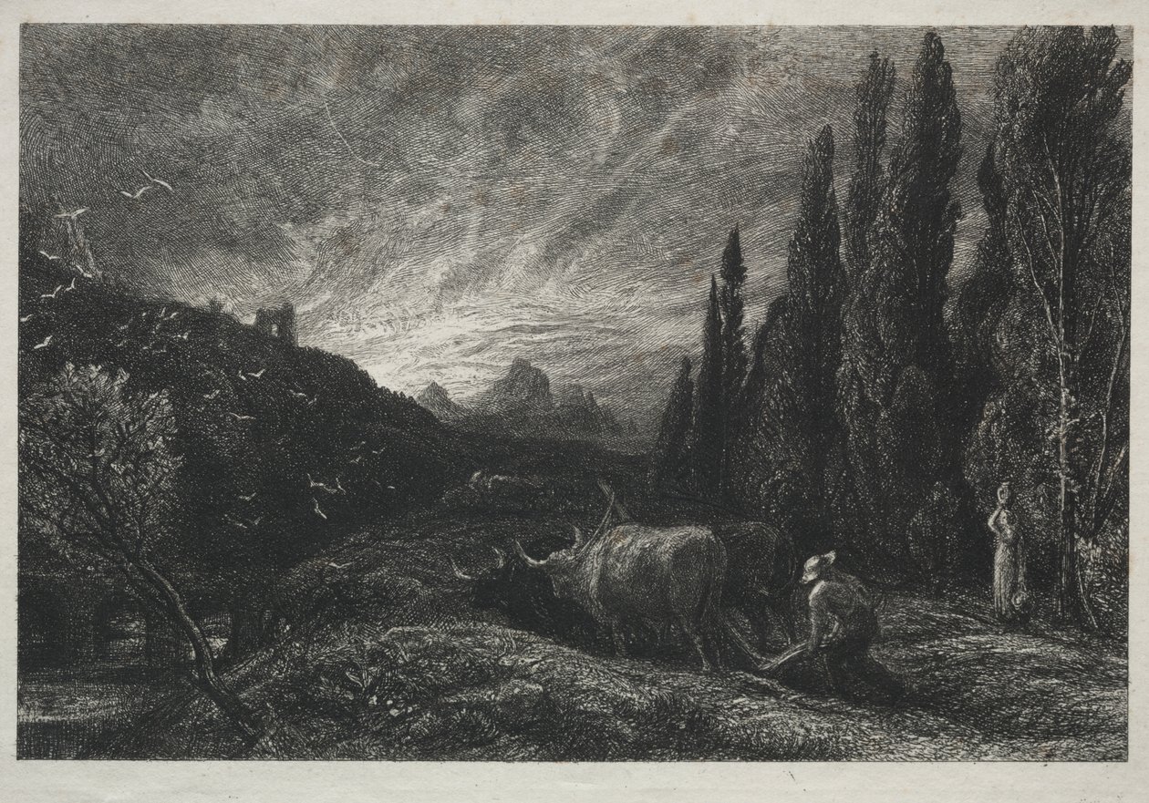 Den tidiga plogmannen av Samuel Palmer
