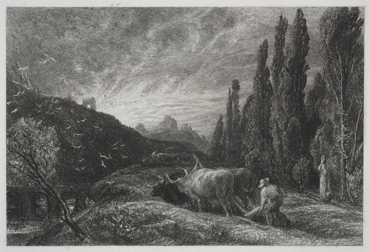 Den tidiga plogmannen av Samuel Palmer