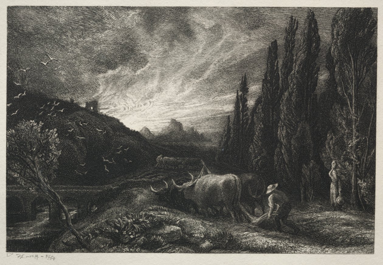 Den tidiga plogmannen av Samuel Palmer