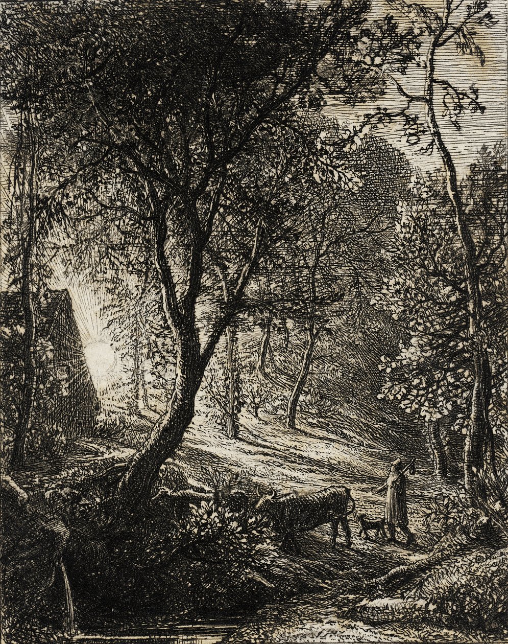 Boskapsskötarens stuga av Samuel Palmer