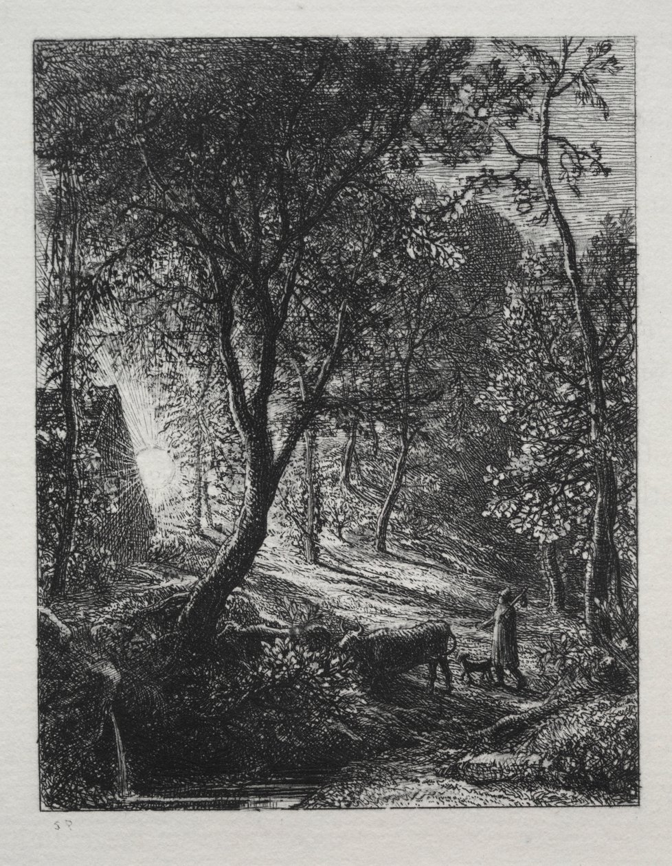 Herdsmans Cottage, 1850. av Samuel Palmer