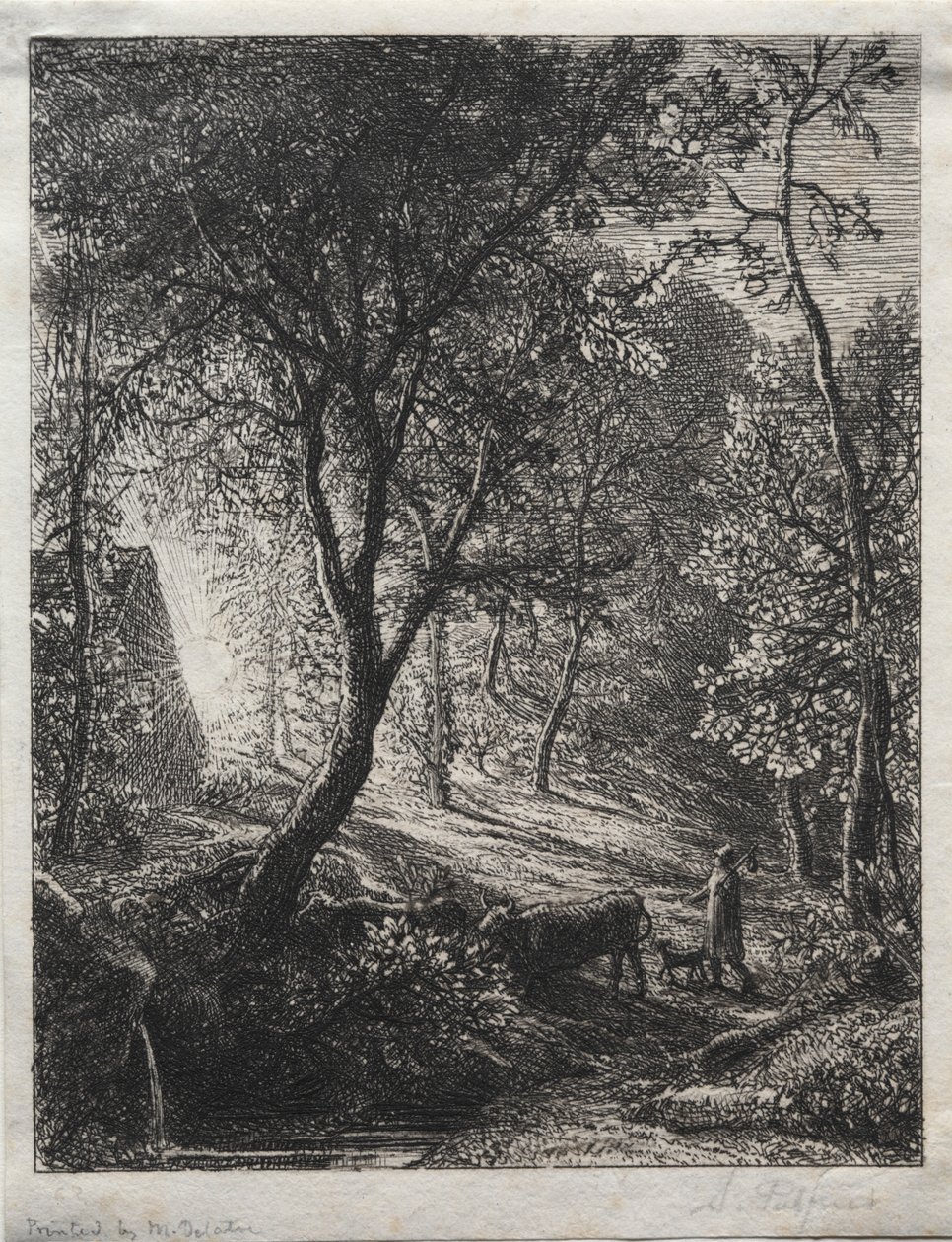 Herdsmans Cottage, 1850. av Samuel Palmer