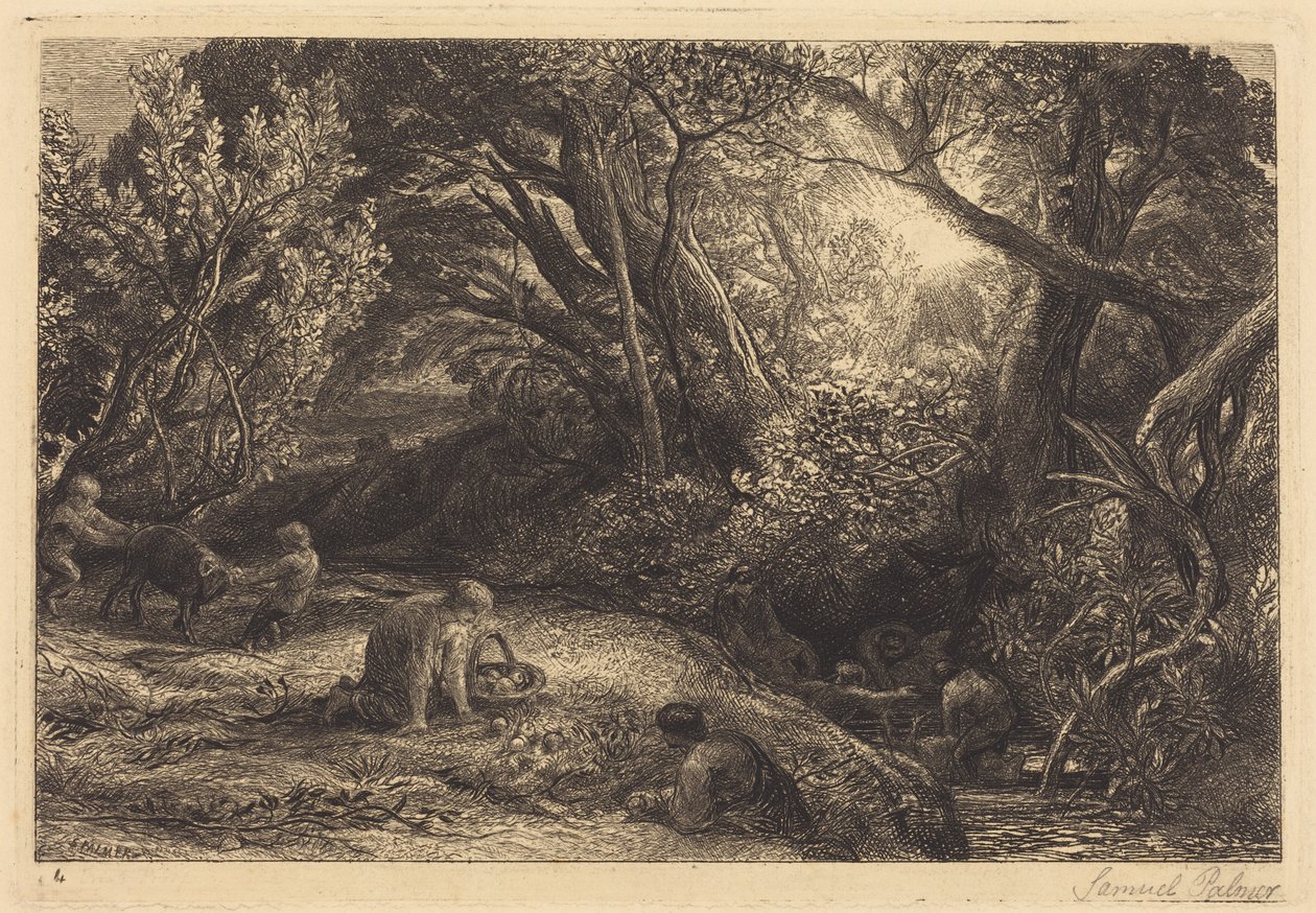 Livets morgon av Samuel Palmer