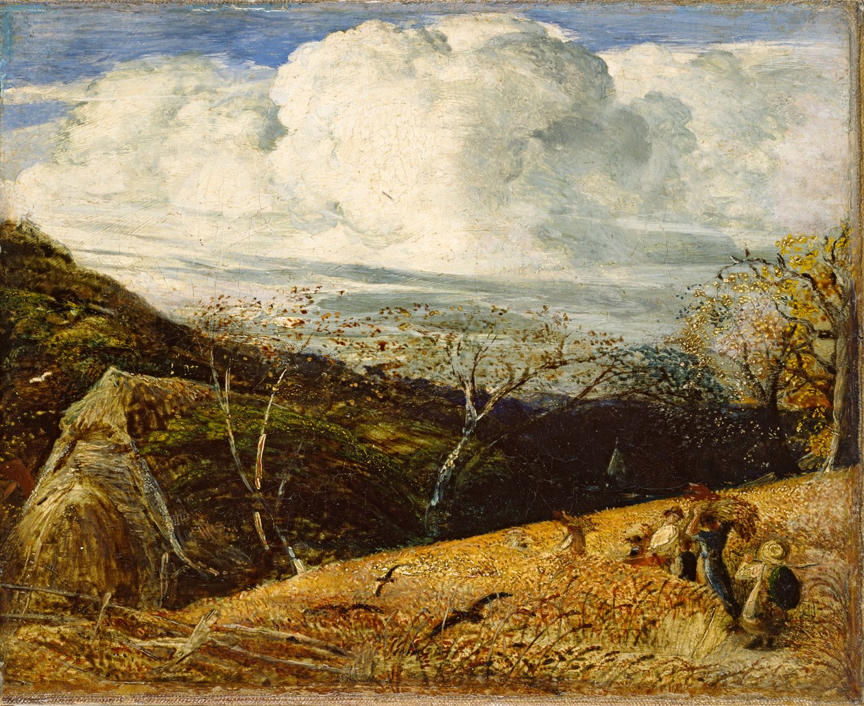 Det vita molnet, c1833-1834 av Samuel Palmer