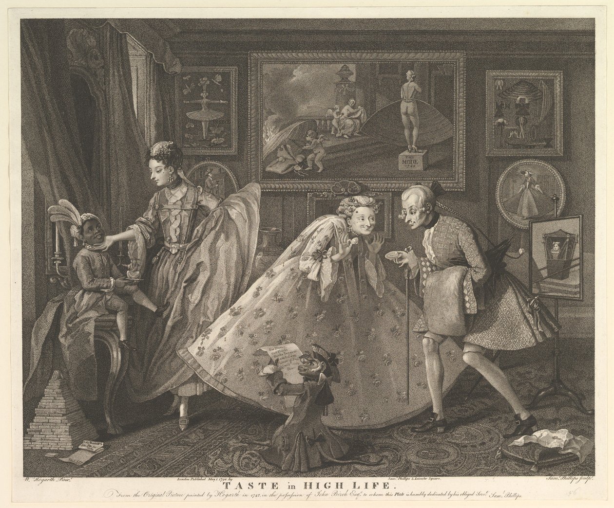 Taste in High Life, 1 maj 1798. av Samuel Phillips