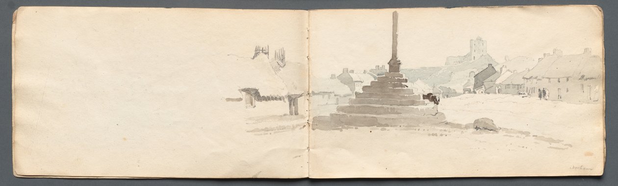 Skissbok: Norham av Samuel Prout