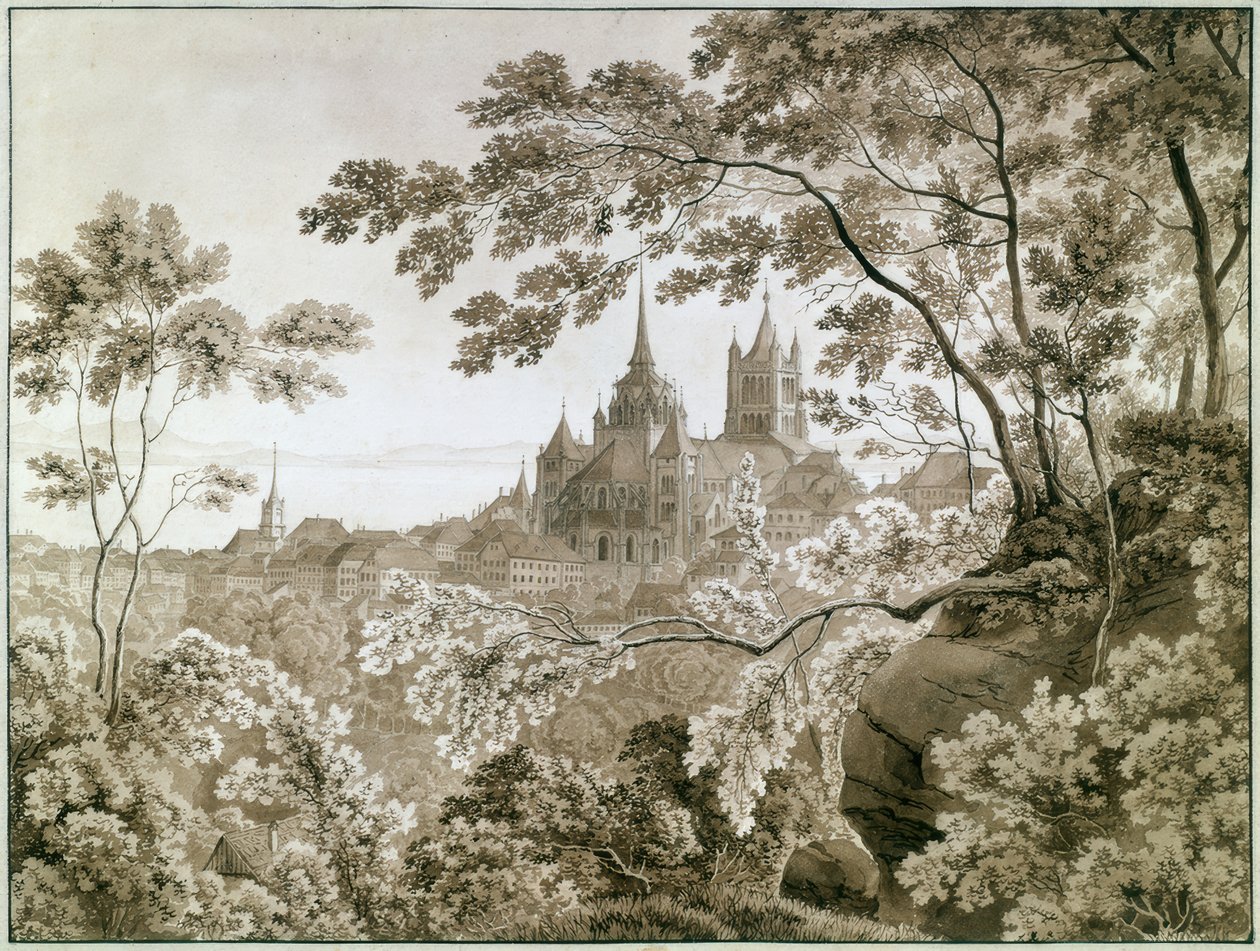 Lausanne från Champ de l