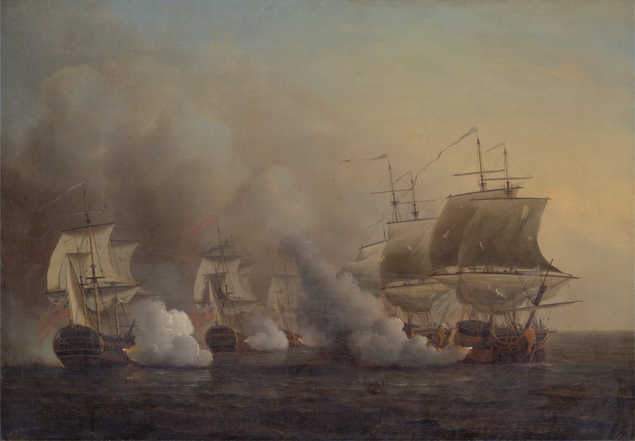 Action utanför Godahoppsudden av Samuel Scott