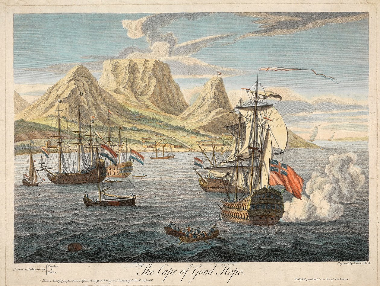Godahoppsudden, pub. c1731. av Samuel Scott
