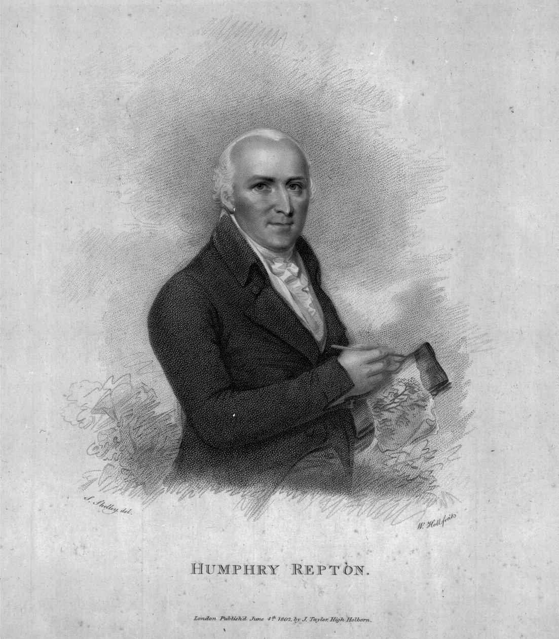 Humphry Repton, graverad av William Holl Sr, 1802 av Samuel Shelley
