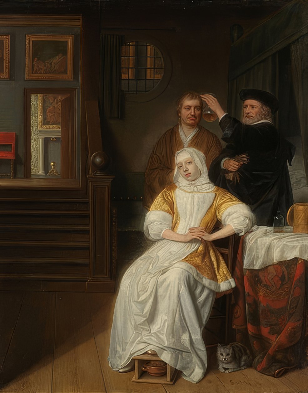 Den anemiska damen. 1660-78 av Samuel van Hoogstraten
