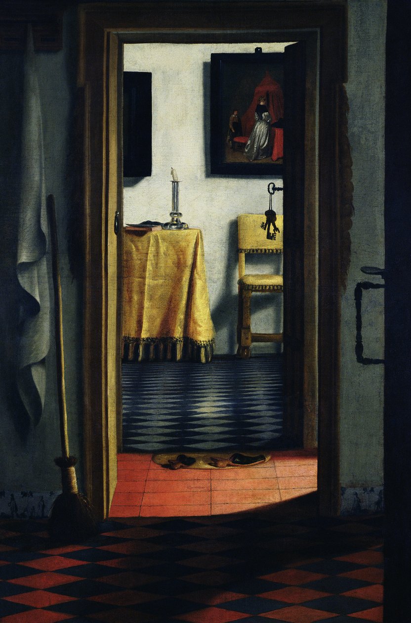 Tofflorna, sent 1600-tal av Samuel van Hoogstraten