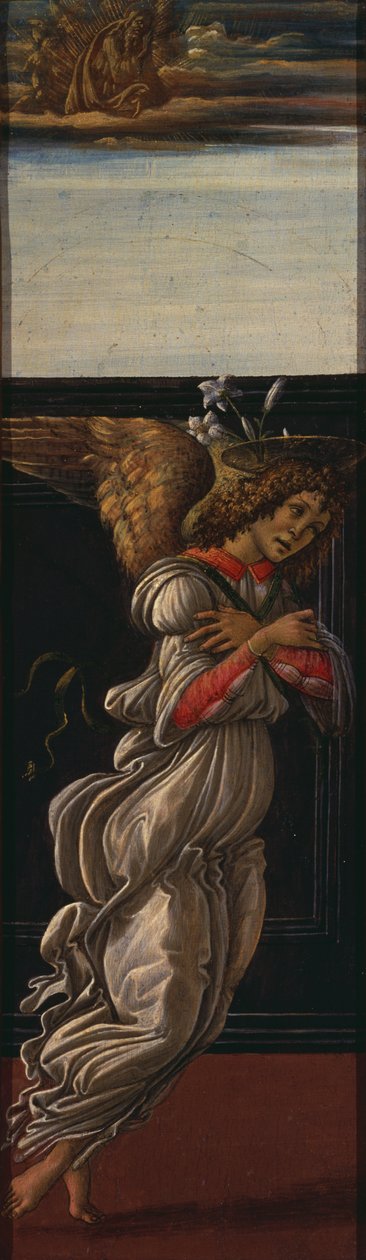 Ärkeängeln Gabriel av Sandro Botticelli