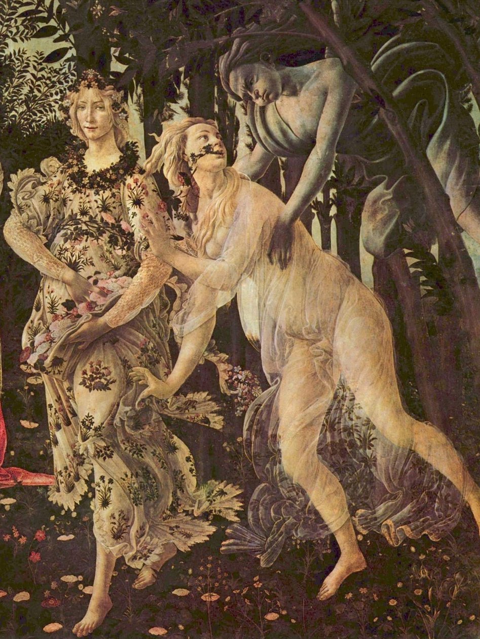 Chloris and Zephyrus  av Sandro Botticelli