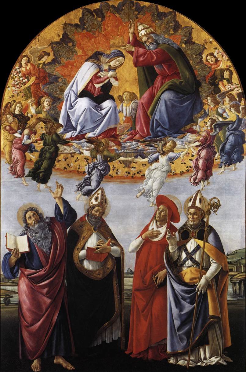 Jungfruens kröning av Sandro Botticelli