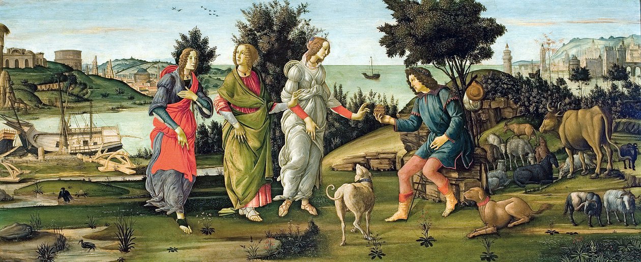 Domen i Paris av Sandro Botticelli