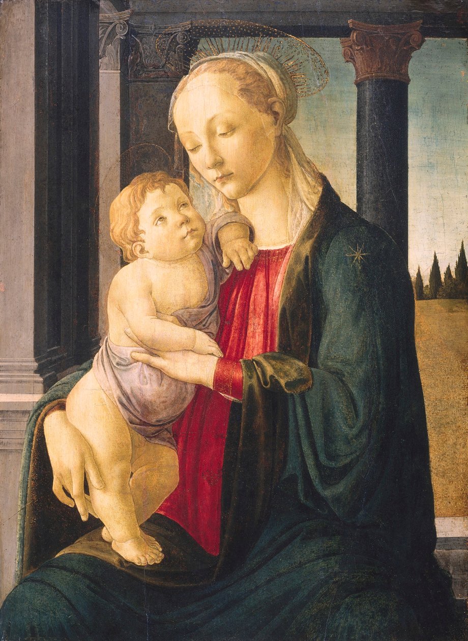 Madonna och barn av Sandro Botticelli
