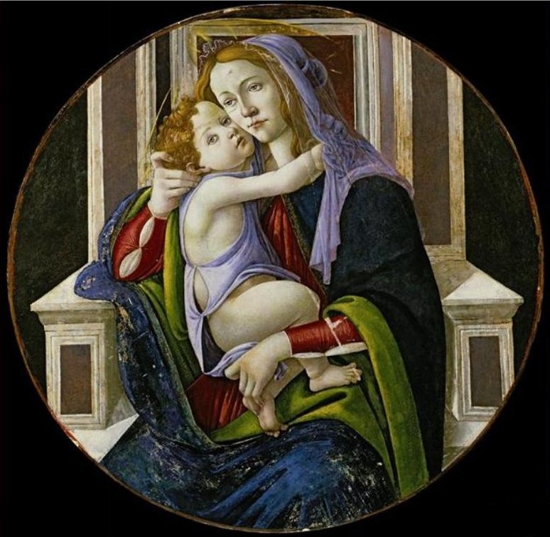 Madonna och barn av Sandro Botticelli