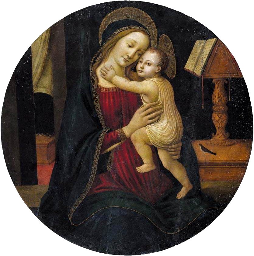 Madonna och barn av Sandro Botticelli