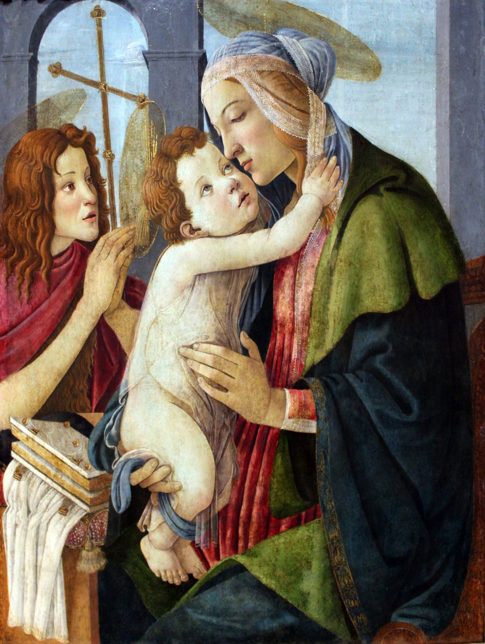 Madonna and Child with the Infant St. John av Sandro Botticelli