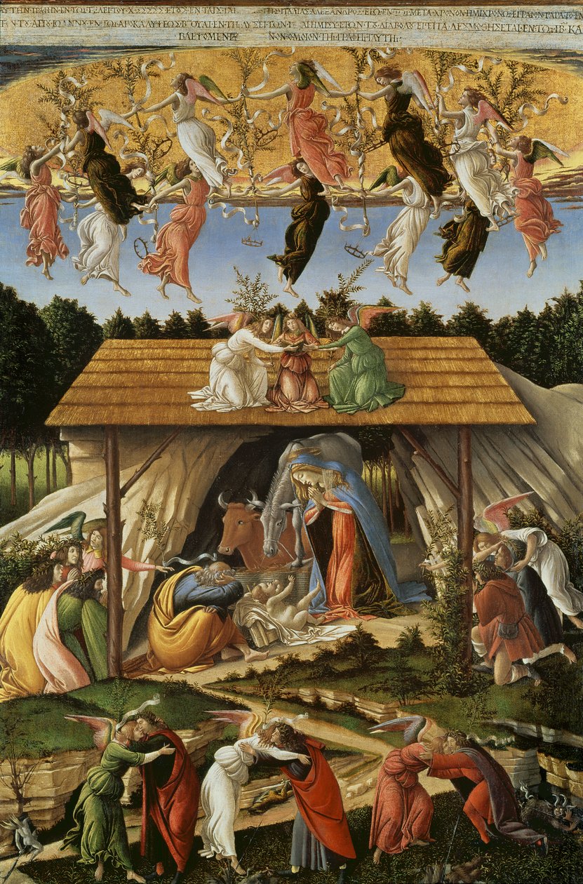 Mystic Nativity, 1500 av Sandro Botticelli