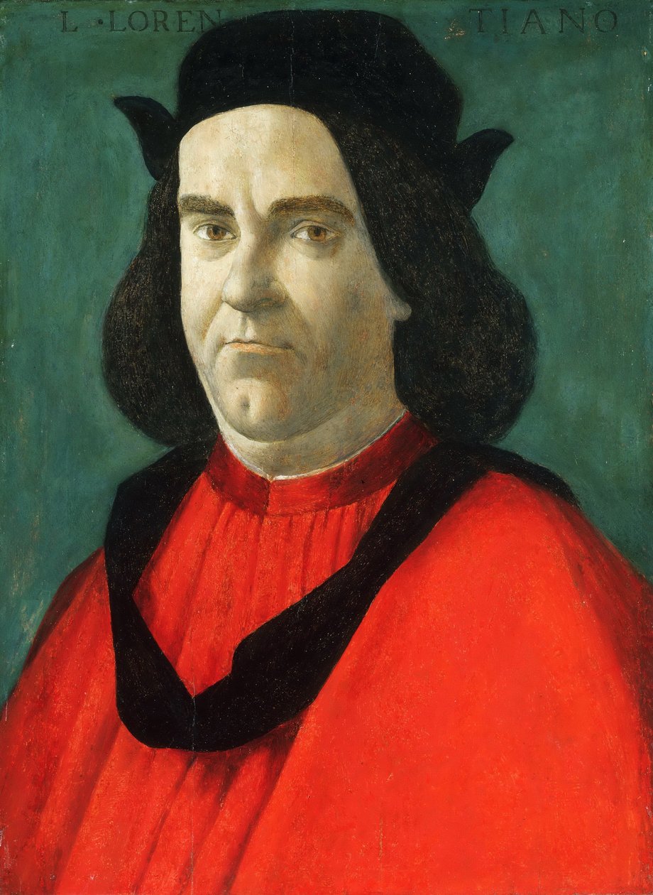 Porträtt av Lorenzo av Ser Piero Lorenzi av Sandro Botticelli
