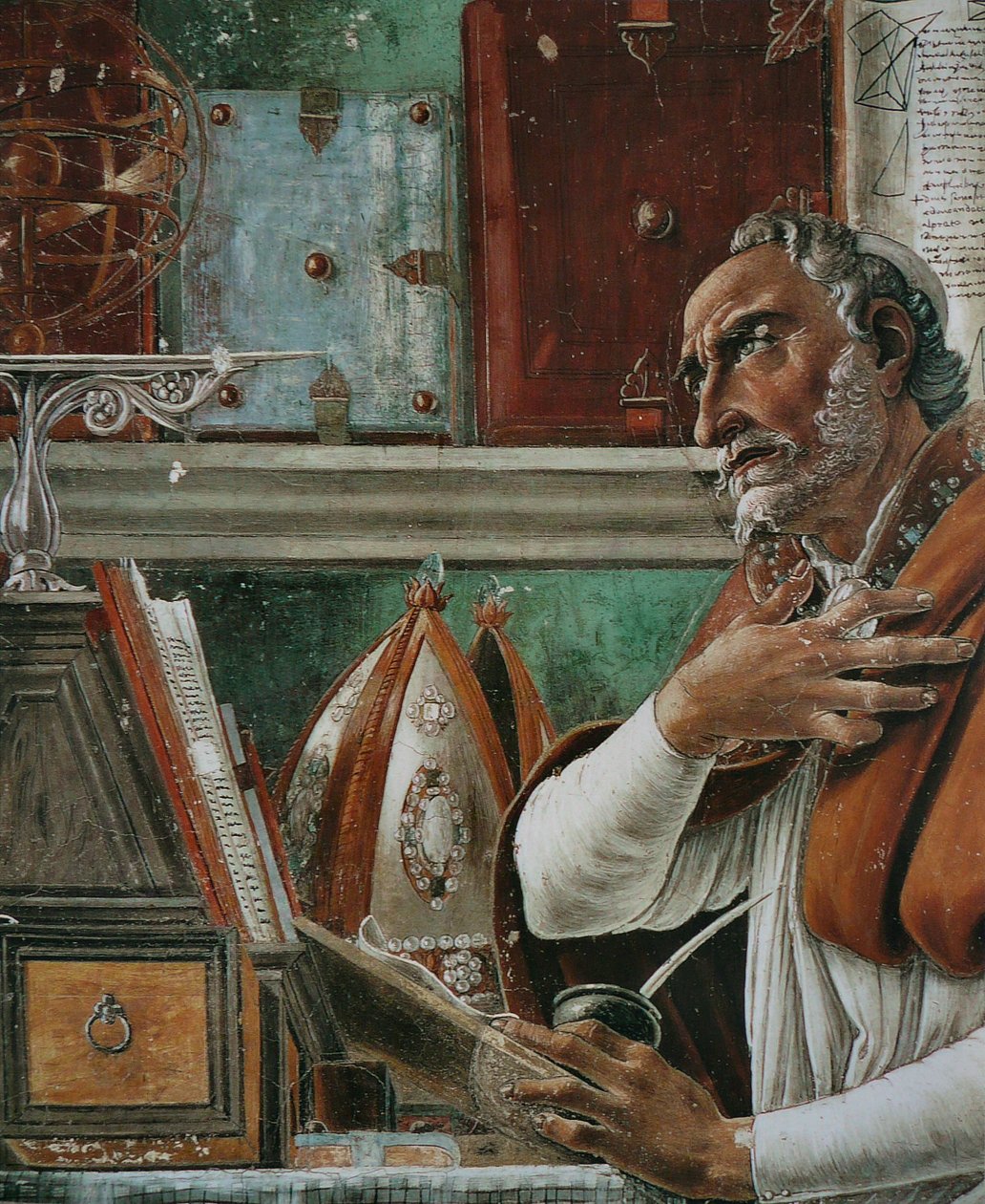Sankt Augustinus 1 av Sandro Botticelli