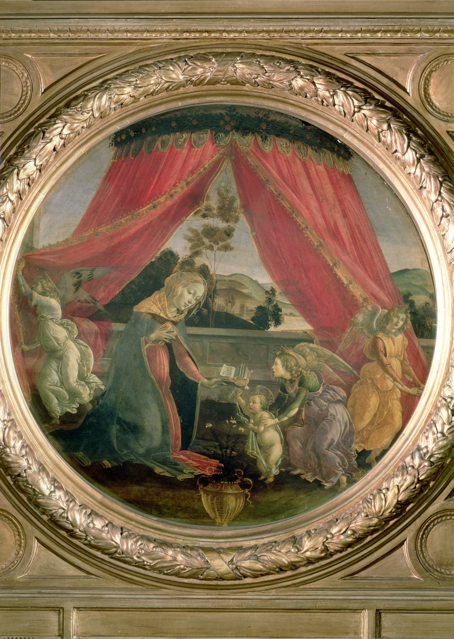 Paviljongens madonna av Sandro Botticelli
