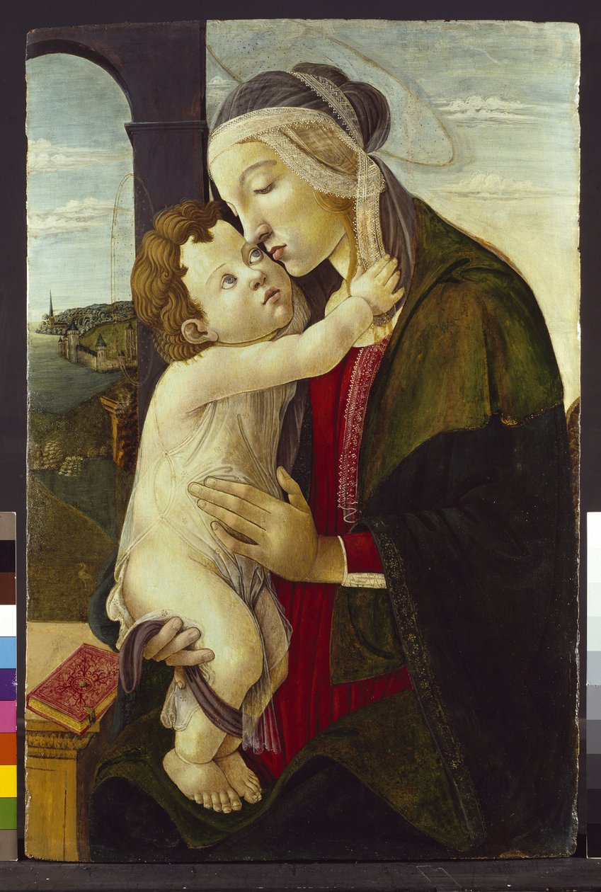 Jungfrun och barnet, 1400-talet av Sandro Botticelli