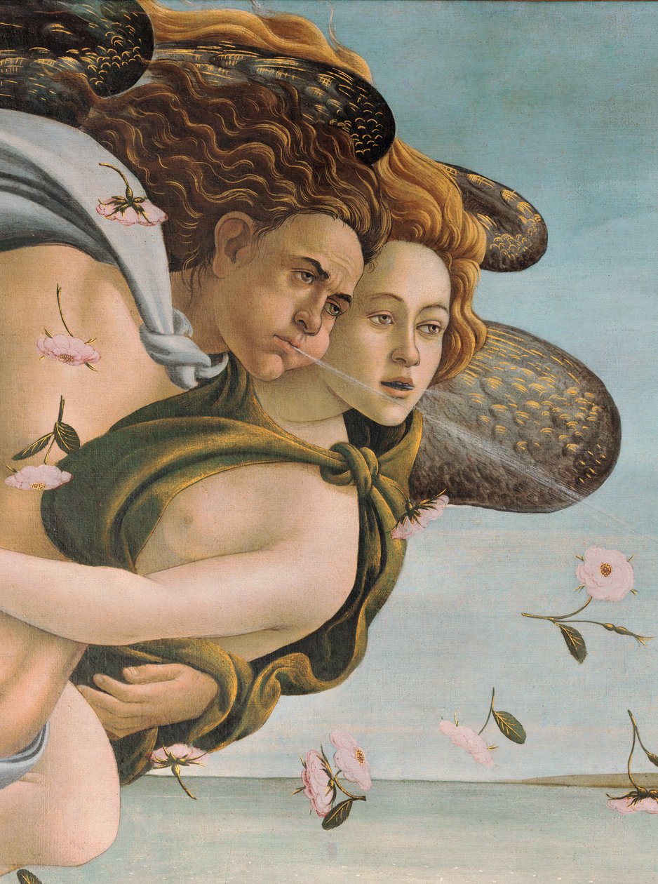 Zephyr og Chloris, detalje fra Venus