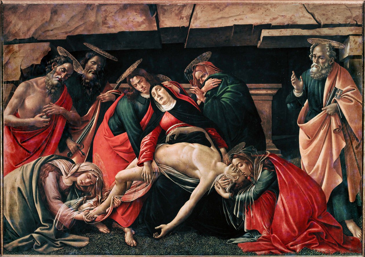 Deploration. Poppel ... av Sandro (1444/5-1510) Botticelli