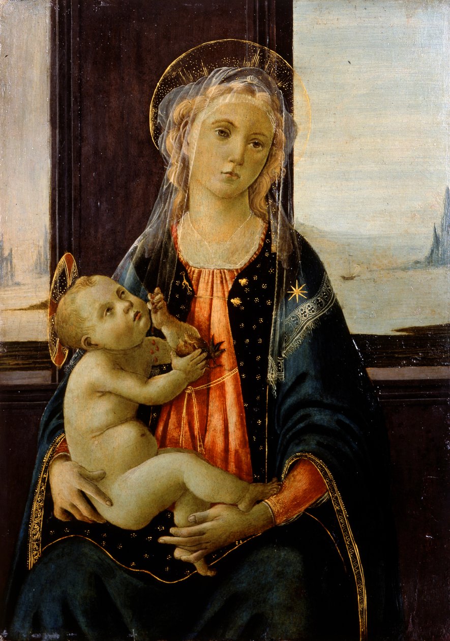 Madonna of the Sea 1476 (målning) av Sandro Botticelli