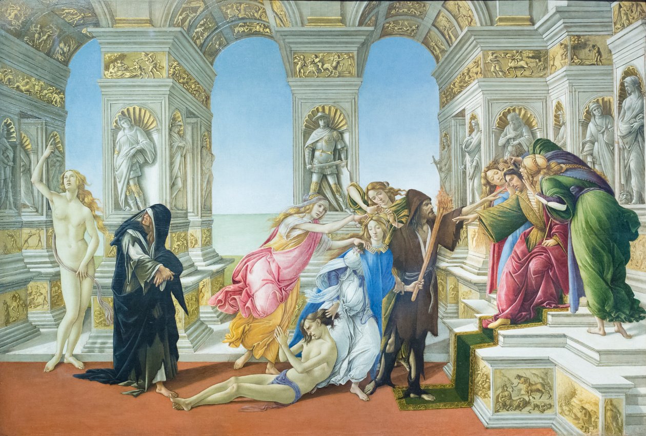 Apelles förtal av Sandro Botticelli