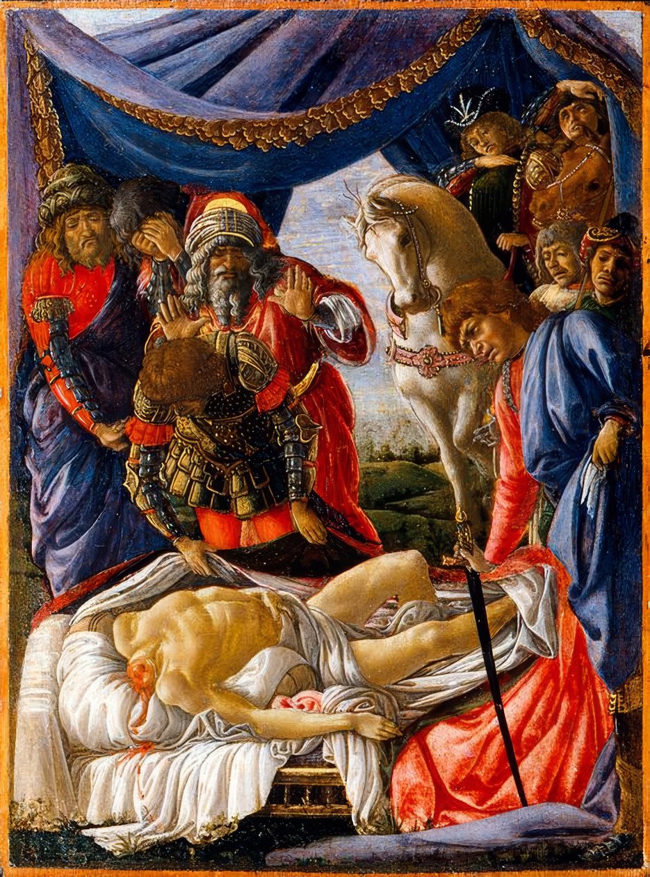 Att hitta den döda Holofernes av Sandro Botticelli