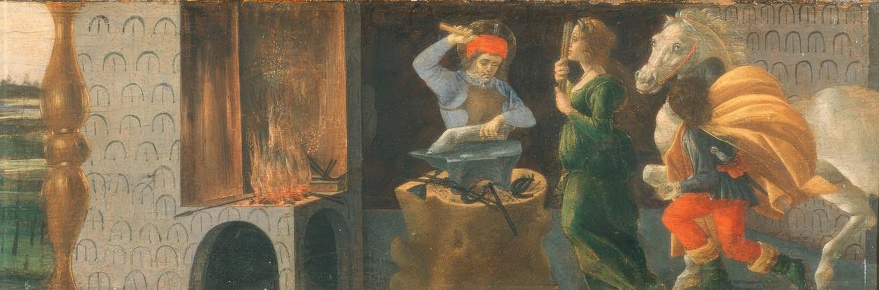 Miraklet av Saint Eligius av Sandro Botticelli