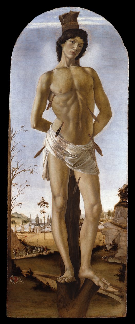 Den helige Sebastian av Sandro Botticelli