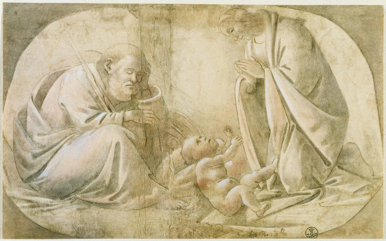 Den heliga familjen av Sandro Botticelli