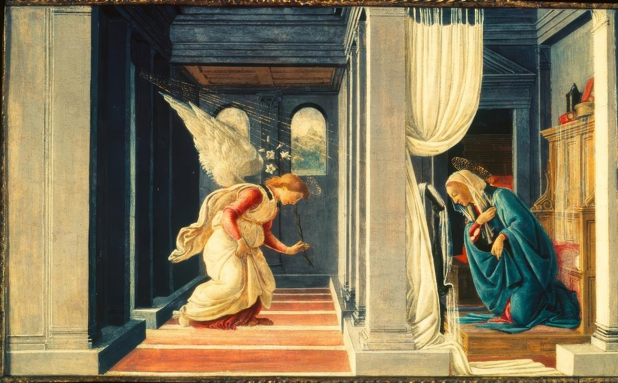 Bebådelsen till Maria av Sandro Botticelli