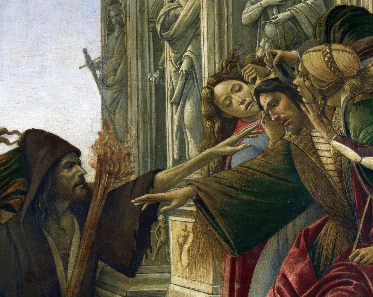 Förtal av Apelles av Sandro Botticelli