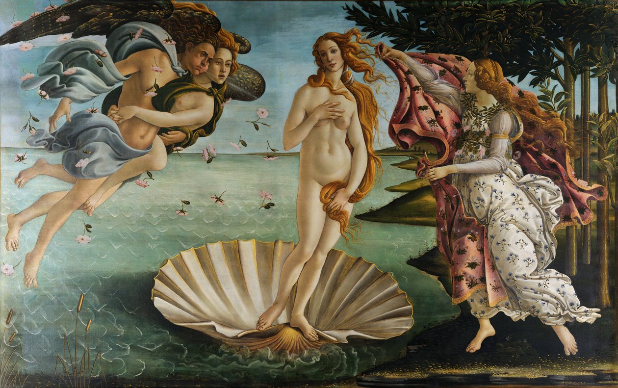 Italienska: Venus födelse Venus födelse av Sandro Botticelli