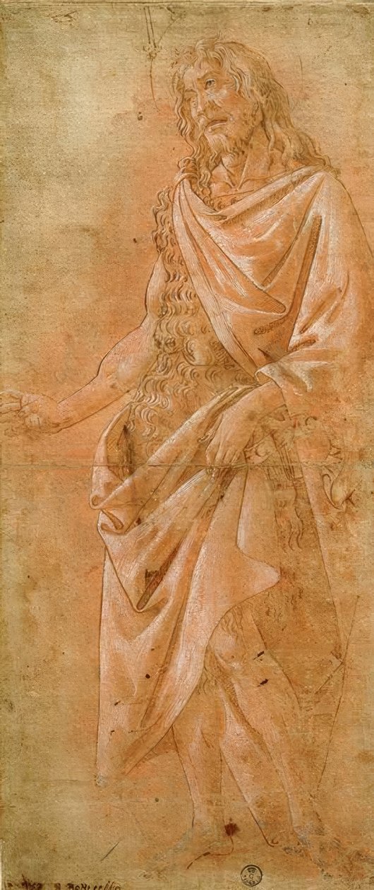 Johannes Döparen med banderoll av Sandro Botticelli