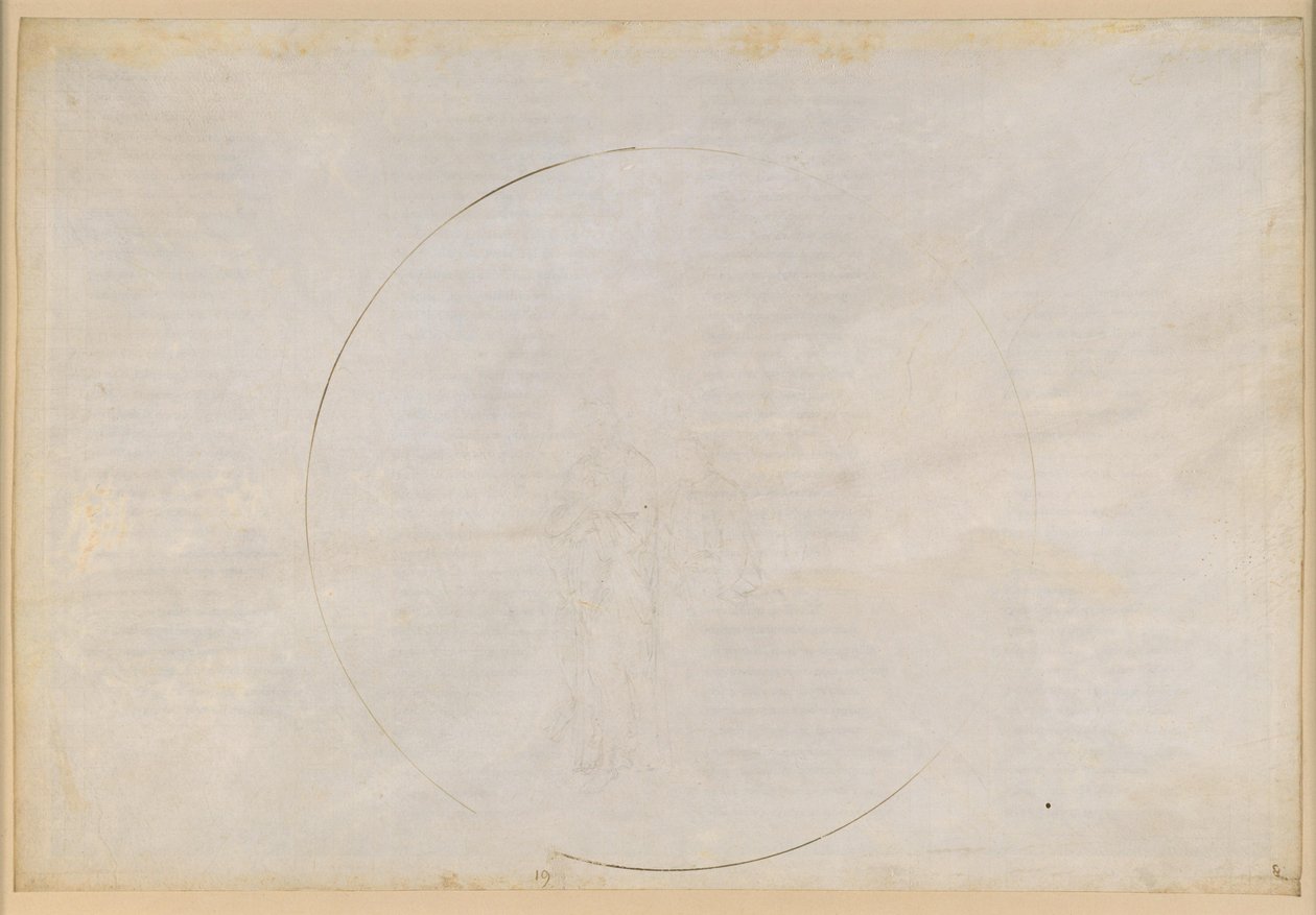 La Divina Commedia, Paradiso XIX. Den sjätte planetsfären (Jupiters himmel): Örnen inser Dantes tvivel angående hedningarnas fördömelse och talar om Guds outgrundliga rättvisa av Sandro Botticelli