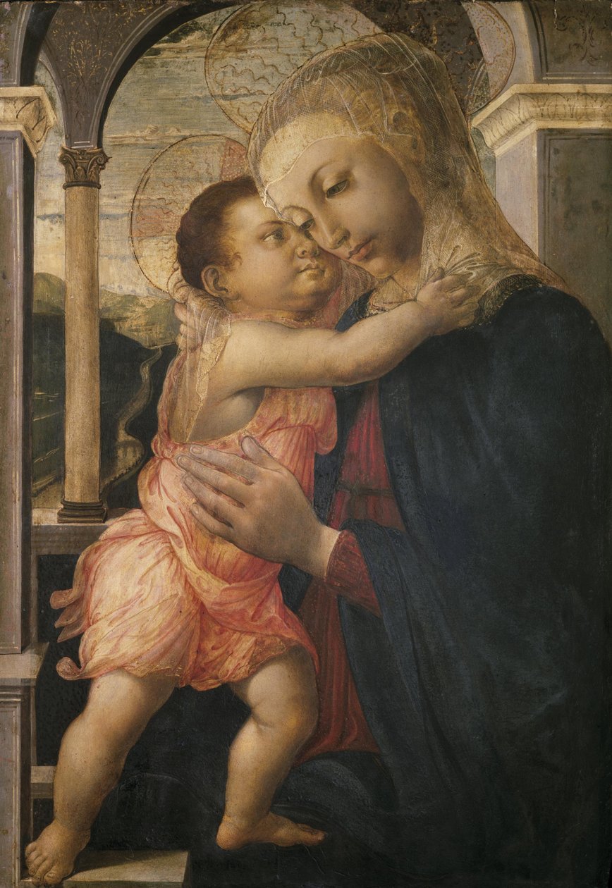 Madonna och barn, ca 1466-1467 av Sandro Botticelli
